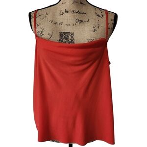 TopShop Watermelon Red Cowl Neck Camisole - size 10